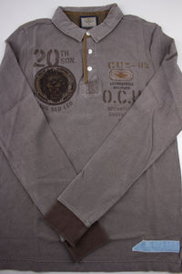 Aeronautica Militare Herren Poloshirt | 10059 Langarm Poloshirt