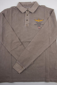 Aeronautica Militare Herren Poloshirt | 10052 Langarm Poloshirt