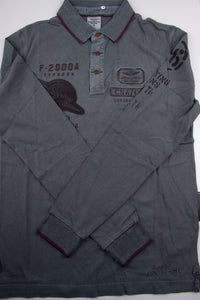 Aeronautica Militare Herren Poloshirt | 10051 Langarm Poloshirt