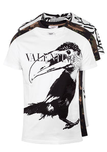 Valentino Herren Shirt | Shirt mit Tigerprint & Hochwertiger Baumwolle - QV0MG13Z578